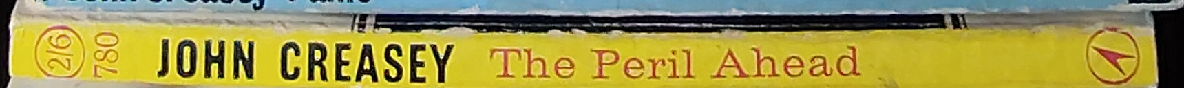 John Creasey  THE PERIL AHEAD (Department Z) spine of book image