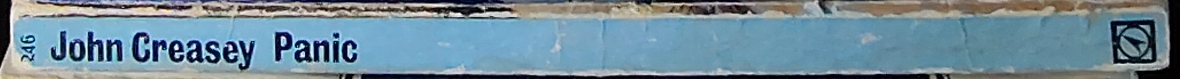 John Creasey  PANIC (Department Z) spine of book image