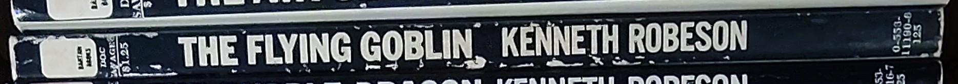 Kenneth Robeson  DOC SAVAGE: THE FLYING GOBLIN spine of book image