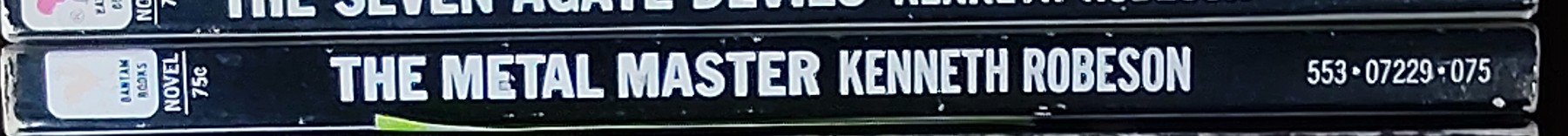 Kenneth Robeson  DOC SAVAGE: THE METAL MASTER spine of book image