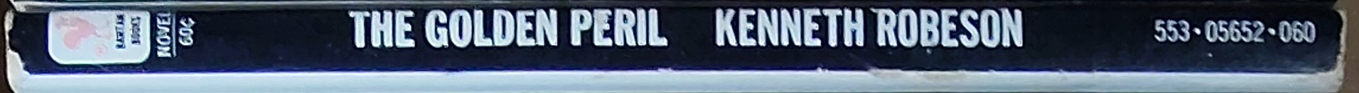 Kenneth Robeson  DOC SAVAGE: THE GOLDEN PERIL spine of book image