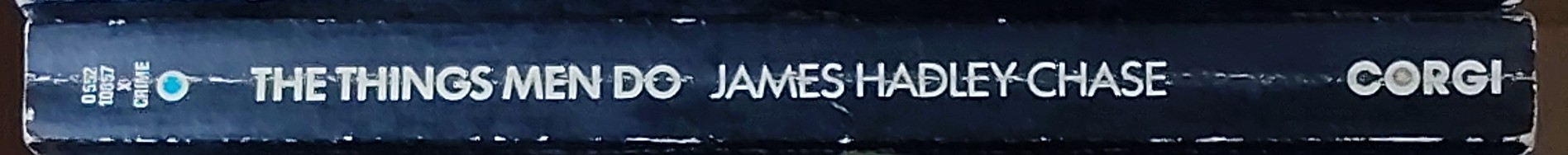 James Hadley Chase  THE THINGS MEN DO spine of book image