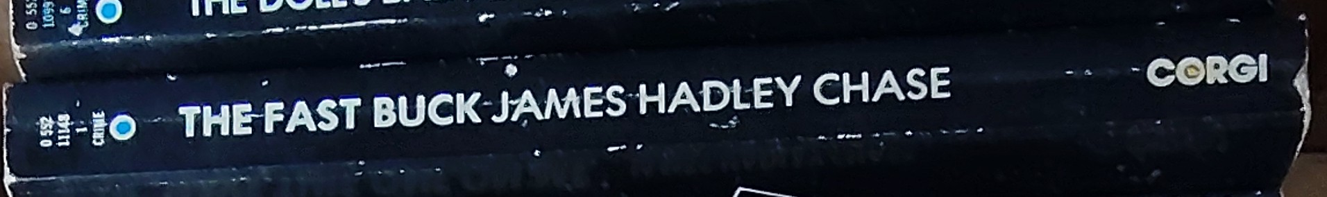 James Hadley Chase  THE FAST BUCK spine of book image