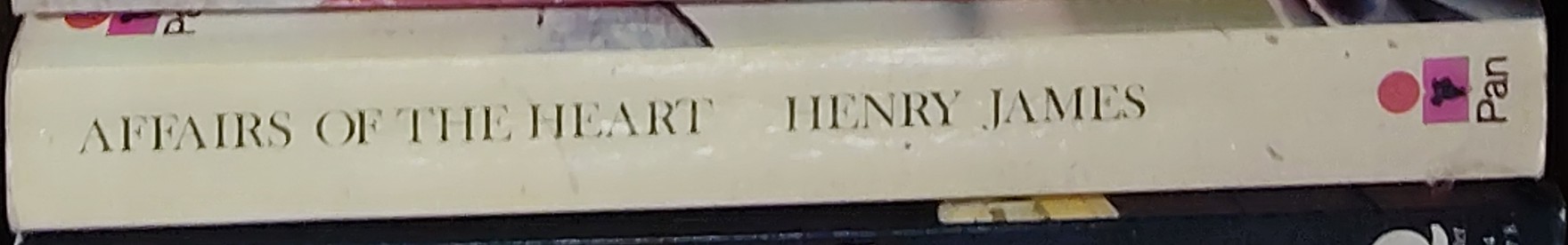 Henry James  AFFAIRS OF THE HEART (LWT) spine of book image