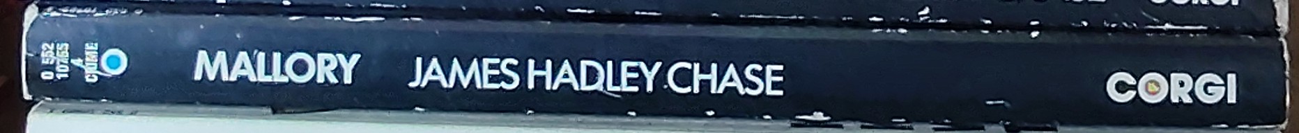 James Hadley Chase  MALLORY spine of book image