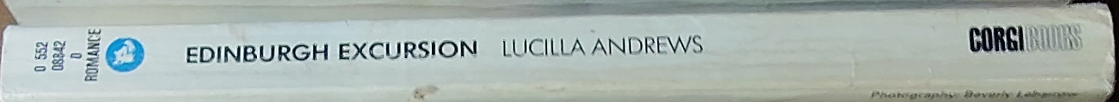 Lucilla Andrews  EDINBURGH EXCURSION spine of book image