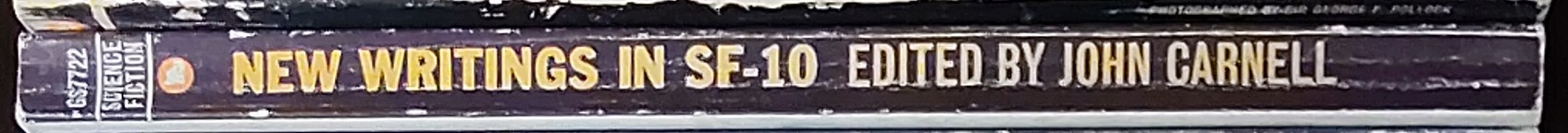 John Carnell (edits) NEW WRITINGS IN SF-10 spine of book image
