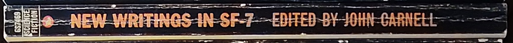 John Carnell (edits) NEW WRITINGS IN SF-7 spine of book image