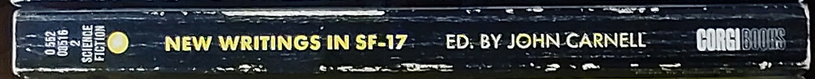 John Carnell (edits) NEW WRITINGS IN SF-17 spine of book image