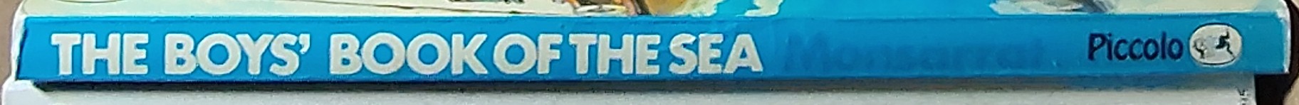 Nicholas Monsarrat (edits) THE BOYS' BOOK OF THE SEA spine of book image