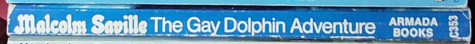Malcolm Saville  THE GAY DOLPHIN ADVENTURE spine of book image