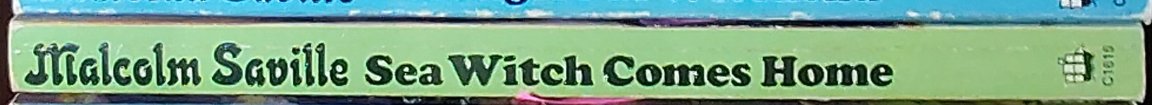 Malcolm Saville  SEA WITCH COMES HOME spine of book image