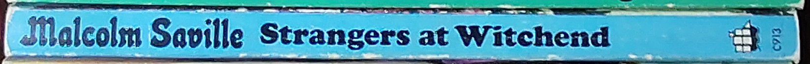 Malcolm Saville  STRANGERS AT WITCHEND spine of book image