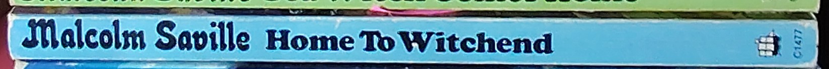 Malcolm Saville  HOME TO WITCHEND spine of book image