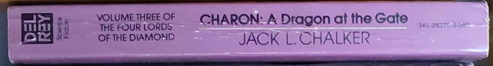 Jack L. Chalker  CHARON: A DRAGON AT THE GATE spine of book image