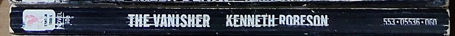 Kenneth Robeson  DOC SAVAGE: THE VANISHER spine of book image