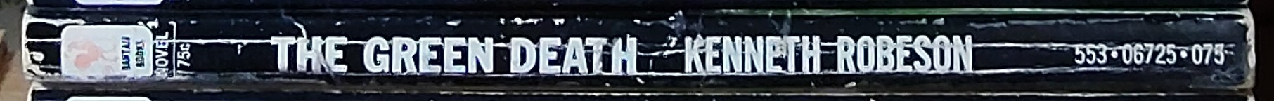 Kenneth Robeson  DOC SAVAGE: THE GREEN DEATH spine of book image