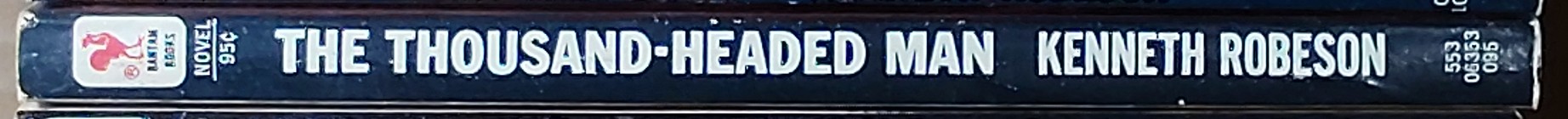 Kenneth Robeson  DOC SAVAGE: THE THOUSAND-HEADED MAN spine of book image