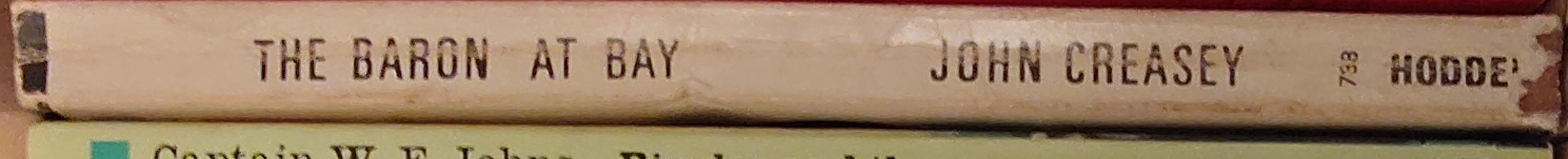 Anthony Morton  THE BARON AT BAY spine of book image