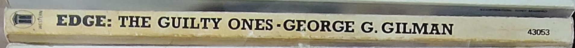 George G. Gilman  EDGE 31: THE GUILTY ONES spine of book image