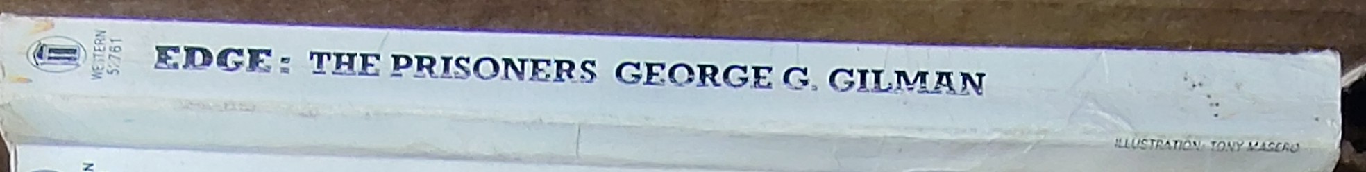 George G. Gilman  EDGE 39: THE PRISONERS spine of book image