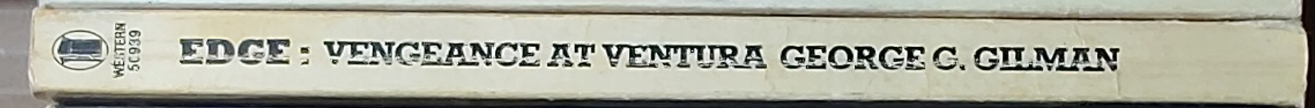 George G. Gilman  EDGE 37: VENGEANCE AT VENTURA spine of book image