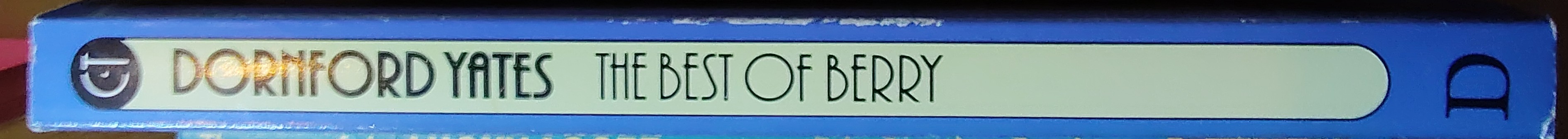 Dornford Yates  THE BEST OF BERRY spine of book image