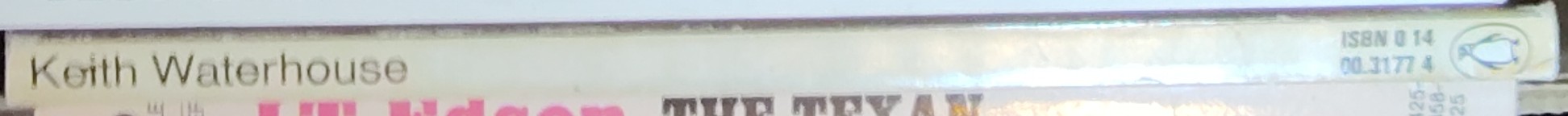 Keith Waterhouse  THE BUCKET SHOP spine of book image