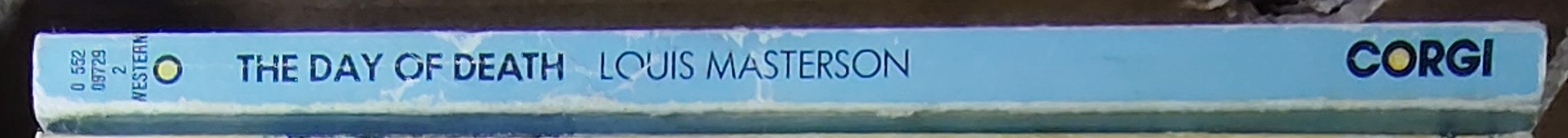 Louis Masterson  THE DAY OF DEATH spine of book image