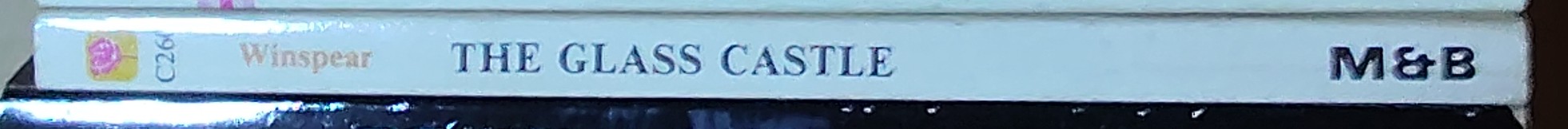 Violet Winspear  THE GLASS CASTLE spine of book image