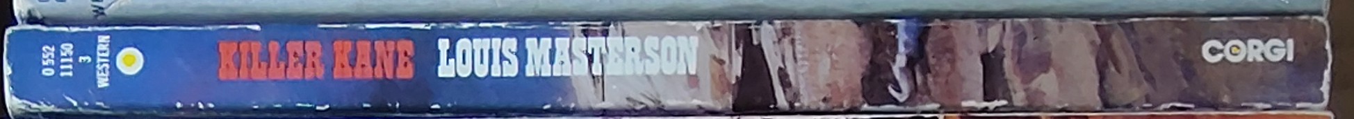 Louis Masterson  KILLER KANE spine of book image