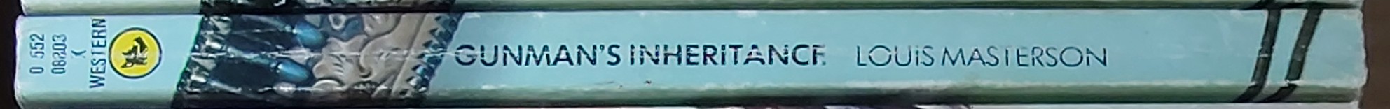 Louis Masterson  GUNMAN'S INHERITANCE spine of book image