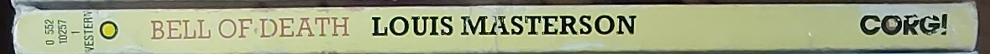Louis Masterson  BELL OF DEATH spine of book image