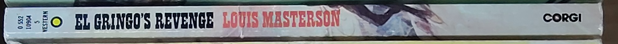 Louis Masterson  EL GRINGO'S REVENGE spine of book image