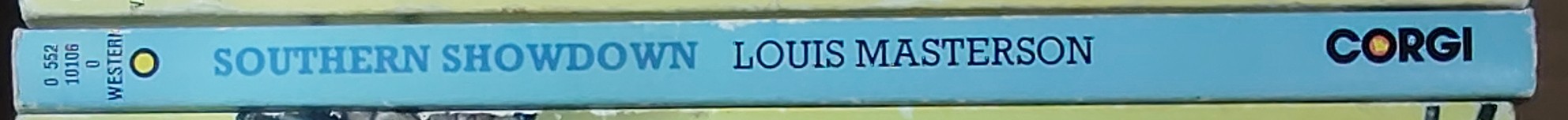 Louis Masterson  SOUTHERN SHOWDOWN spine of book image