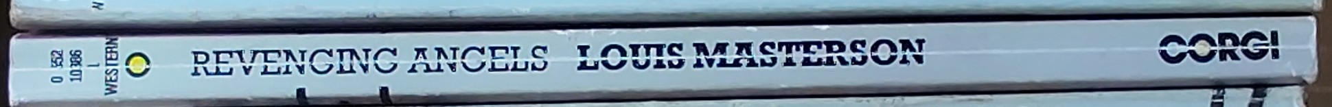 Louis Masterson  REVENGING ANGELS spine of book image