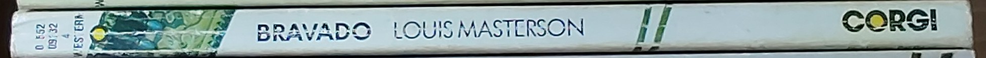 Louis Masterson  BRAVADO spine of book image