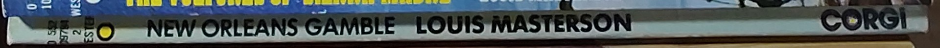 Louis Masterson  NEW ORLEANS GAMBLE spine of book image