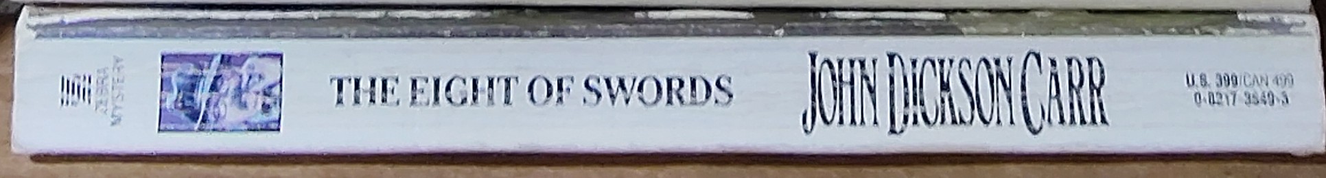 John Dickson Carr  THE EIGHT OF SWORDS spine of book image