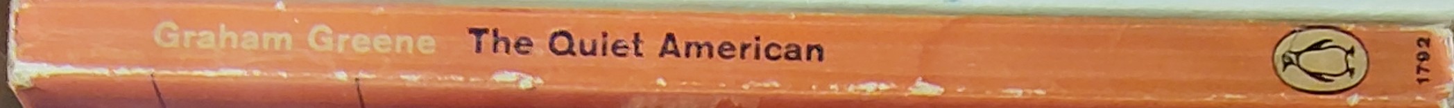Graham Greene  THE QUIET AMERICAN spine of book image