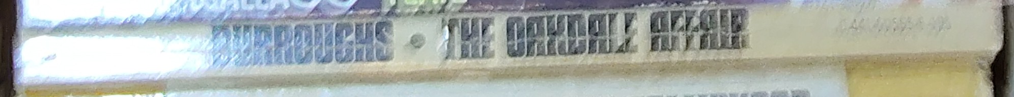 Edgar Rice Burroughs  THE OAKDALE AFFAIR spine of book image