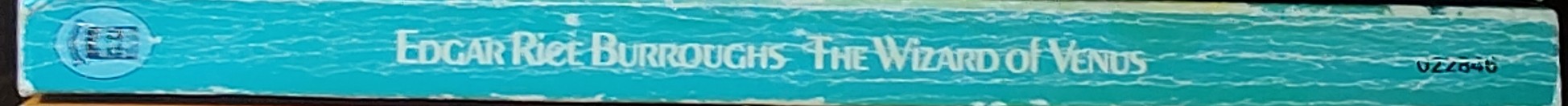 Edgar Rice Burroughs  THE WIZARD OF VENUS spine of book image