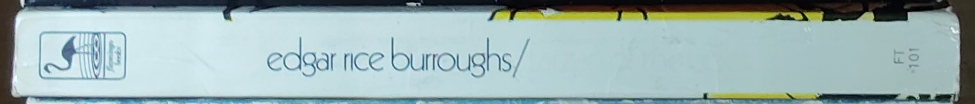 Edgar Rice Burroughs  TARZAN OF THE APES spine of book image