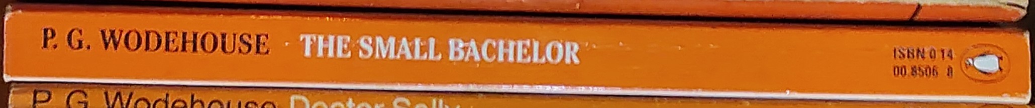 P.G. Wodehouse  THE SMALL BACHELOR spine of book image
