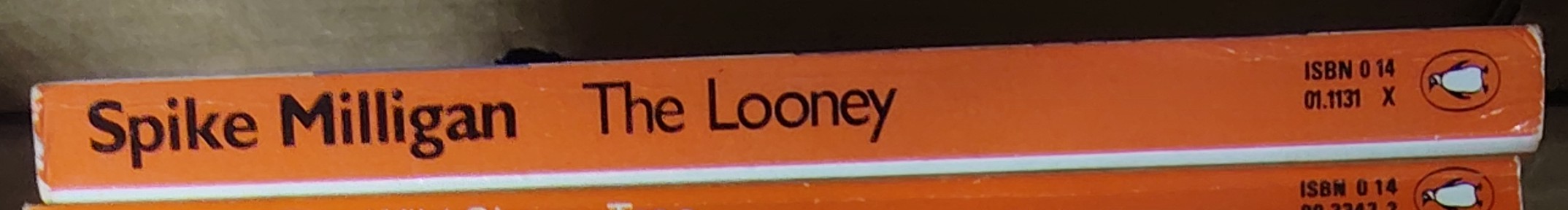 Spike Milligan  THE LOONEY spine of book image