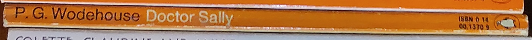 P.G. Wodehouse  DOCTOR SALLY spine of book image
