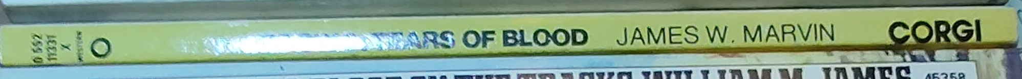 James W. Marvin  CROW 3: TEARS OF BLOOD spine of book image