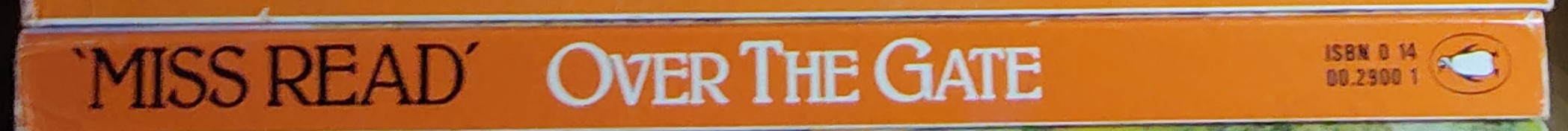 Miss Read  OVER THE GATE spine of book image
