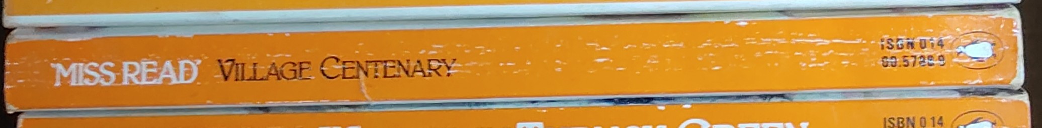 Miss Read  VILLAGE CENTENARY spine of book image