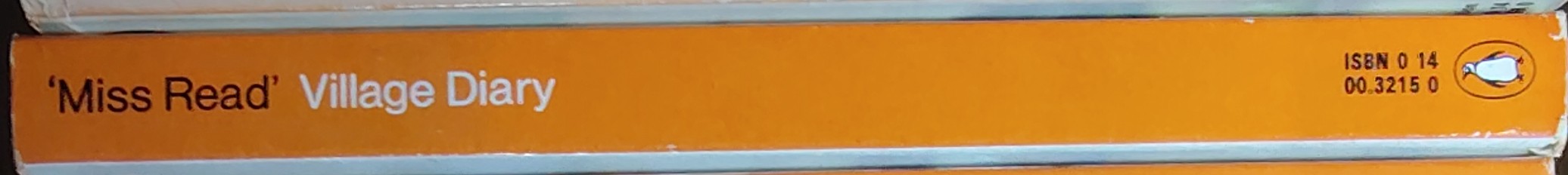 Miss Read  VILLAGE DIARY spine of book image